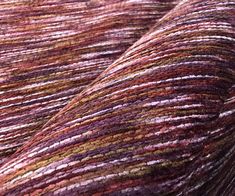 a close up view of the yarn that has been dyed