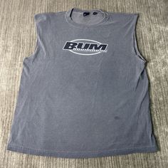 Vintage 2000s BUM Equipment Spell Out Sportswear Athletic Y2K Aesthetic Streetwear Grey Graphic Tank Top Shirt Extra Large Mens Condition: Fair Used Condition = Has stains on the shirt due to wear and age. Measurements: Please see photos above for all measurements IF YOU BUY TWO OR MORE ITEMS USE THE CODE BUNDLE @ CHECK TO SAVE 20% WE SHIP WITHIN 24 HOURS AFTER PURCHASE! Please be aware that we do not offer free returns!! The Buyer is responsible for the cost of the return label.  Follow us on T Cheap Vintage Tank Top For Streetwear, 2000s Tank Top, Grunge Tank T-shirt For Streetwear, Y2k Fits T-shirts & Tank Tops, Grunge Streetwear Tank Top, 2000s Mens Fashion, Y2k Summer Streetwear Tank Top, Gym Tank Tops Men, Aesthetic Streetwear