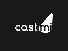 the logo for costami is shown on a black background