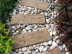 Railroad Ties Landscaping, Railroad Tie, Backyard Diy, Garden Pathway