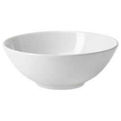 a white bowl is shown on a white background