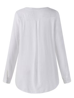 Long Sleeve Casual Embroidered Cotton Casual Top, White / M White Embroidered Tops For Workwear, White Embroidered Top For Work, Embroidered V-neck Top For Workwear, Casual Embroidered Blouse For Work, Embroidered Tops For Workwear With Relaxed Fit, Casual Embroidered Tops For Work, Embroidered Relaxed Fit Top For Work, Relaxed Fit Embroidered Workwear Tops, Color Block Coats