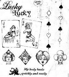 the back cover of lucky lucky's new album, my body heals quickly and easily