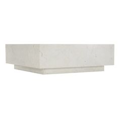 a white marble shelf on a white background