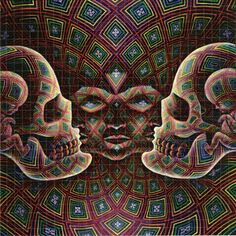 The skull/fetus, bracketing the "infinite one" portrays linear time, and indicates the temporality of life. Confronted by the constraints of time, every instant offers the capacity to realize our time Tool Band Artwork, Blotter Art, Acid Art, Psychadelic Art