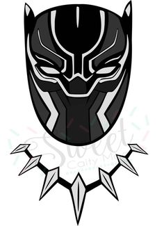 a black panther mask with spikes on it's face and the word, power rangers