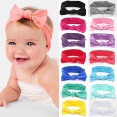 3 PCS Baby Girl Solid Color Knot Cotton Elastic Headband Stretch Hair Head Band   100% brand new and high quality.   Material: Cotton   Size: 19cm x 5cm   Package Includes: 3 x Headbands PaymentDelivery detailsTerms of salesAbout usContact us Payment Please send payment within 7 days of purchase.  Delivery details   Normally it takes 11-25 business days for delivery. Shipping time during Holiday Season could be longer than usual. Items will be sent out within 2 days after receiving cleared payme Rabbit Headband, Knot Turban Headband, Diy Baby Headbands, Bow Hairband, Girl Kid, Headband Bow, Baby Turban, Hair Band Accessories, Cotton Headband