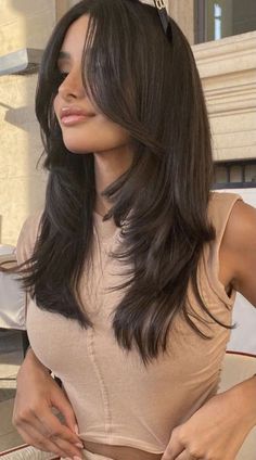 Trending Hair, Haircuts Straight Hair, Long Hair With Bangs, Haircuts For Long Hair, Women's Hair, Hair Inspo Color, French Braid