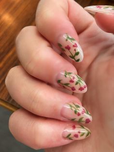 Cottagecore Nails, Tulip Nails, How To Have Style, Floral Nail Designs, Her Nails, Estilo Hippie, Soft Nails, Prom Nails, Dream Nails