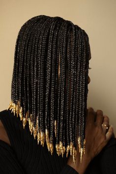 Goddess Hair Beads Gold Silver Braid Locs Accessories Hair - Etsy Hair Brushing, Yarn Braids, Goddess Hairstyles, Hair Reference, Hair Beads, African Hairstyles, Crown Chakra, Hair Art, Aesthetic Hair