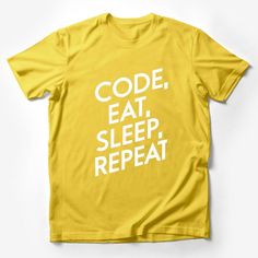 Code Eat Sleep Repeat Programmer T-Shirt, Unisex Coding Tee, Software Developer Gift, Tech Geek Shirt, Casual Comfort Wear Male T-Shirt Custom graphic T-Shirt.Customize your color Software Developer Gifts, Joker T Shirt, Eat Sleep Repeat, Geek Shirts, Geek Clothes, Software Developer, Gamer Shirt, Warriors T Shirt, Mens Fashion Urban