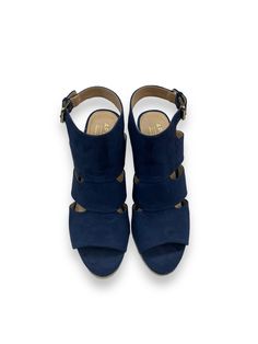 Brand: APT 9 Style: SANDALS HEELS WEDGE Color: NAVY Size: 9.5 SKU: 101-101162-75240 CONDITION: GENTLY USED Navy Round Toe Sandals With Cushioned Footbed, Blue Cushioned Ankle Strap Wedge Sandals, Blue Sandals With Stacked Heel And Round Toe, Blue Wedge Heels With Cushioned Footbed, Blue Wedge Sandals With Stacked Heel, Blue Ankle Strap Heels With Cushioned Footbed, Heels Wedge, Heels & Wedges, Personal Shopper