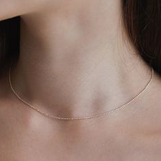 Dainty Bead Chain Choker Necklace,Minimalist Satellite Chain Necklace, Delicate Silver Ball Chain, Perfect for Everyday Wear (NZ2415) ▶ Product Info. - Material: 925 Sterling Silver / Cubic Zirconia  - Metal Finish: 14K Gold / Silver + Anti-Tarnish E-Coat  - Safety: Nickle & Lead free and Haypoallergenic - Dimensions: Cubic Zirconia - 3.5mm - Length: 39cm + 3.5cm (length adjustable) - Weight: 1.6g - TATIANA & Silver 925 engraved tag was added. - Made In South Korea Our jewelry was plated with a high-content gold/silver layer to minimize the discoloration, compared to regular non-plating one. ▶Shipping and Return Policies Order today to get by  Date (14days) Return & exchanges accepted within 30days Cost to ship : USD 7.00 ▶Cancellations Cancellations : accepted Request a cancellation : bef Necklace Minimalist Jewelry, Adjustable Weights, Necklace Minimalist, Bead Chain, Chain Choker Necklace, Chain Choker, Ball Chain, Minimalist Jewelry, Beaded Chain