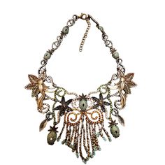 "Huge Statement Floral Bib Necklace (A2358) Size: About 16\" and 3\" drop. Color: Multicolor Condition: Very good vintage probably Era: Probably from the early 2000 Signed: None Please look at all the photos, as they are part of the description. I try my best to point out any flaws. Also please remember this is a preloved piece and may show signs of light wear, marks, scratches, etc. I will be posting a lot more jewelry, Keep checking back." Enamel Locket, Vintage Celluloid, Bib Necklaces, Bib Necklace, Vintage Costume Jewelry, Remember This, Vintage Costumes, Heart Charm, Clip On Earrings