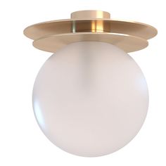 a white and gold light fixture on a white background