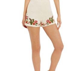 New Listing. With Tag Embroidered Linen Cactus Shorts. Super Fun! Pair It With A Awesome Blouse And Make A Very Cute Outfit. New Listing. Fast Shipping. Medium. From Gb, These Shorts Feature: Flat Front Floral Embroidered Hem Side Zip Closure Polyester/Cotton Hand Casual Vacation Bottoms With Floral Embroidery, Casual Floral Embroidered Bottoms For Vacation, Embroidered Relaxed Fit Bottoms For Summer, Casual Floral Embroidery Bottoms For Vacation, Summer Vacation Bottoms With Floral Embroidery, Floral Embroidered Bottoms For Summer Vacation, Floral Embroidery Bottoms For Summer Vacation, Embroidered Summer Vacation Bottoms, Embroidered Summer Bottoms For Day Out