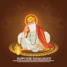 an image of guru nanak javanti on the occasion of his birth day