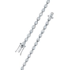 Total Carat Weight of Pear Lab Grown Diamonds: 3.41 Tennis Bracelet, Lab Diamonds, Lab, Lab Grown Diamonds, Pear, Rose Gold, Gold