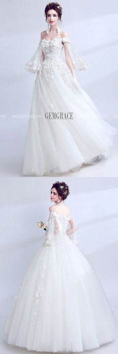 White Off-shoulder Gown For Banquet, Off-shoulder Tulle Wedding Gown, Wedding Dress With Cape Sleeves, Wedding Dress With Cape, Dress With Cape Sleeves, Off Shoulder Ball Gown, Dress With Cape, Cape Wedding Dress, Dreamy Whites