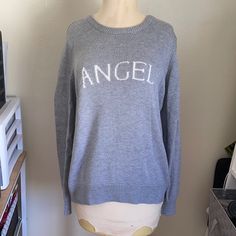 Victoria Secret Angel Gray Sweater Brand New - Never Worn Angel Sweater, Victoria Secret Sweater, Victoria Secret Angel, Style Bundle, Victoria's Secret Angel, Long Sleeve Outerwear, Victoria Secret Angels, Victoria Secrets, Sweater Brands