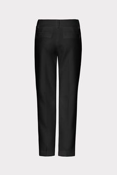 It’s hard to imagine a wardrobe without this season’s staple, the skinny Nicola Cady pant. This goes-with-everything style is a straight leg with a hint of stretch that hits at the perfect length, just above the ankles. Wear it with an ankle strap heel or dress it down with sneakers.What is Cady fabric? Cady is a luxurious fabric, most similar to a woven double crepe. It is medium weight, soft, and stable. It is smooth, holds its shape well, and sometimes can have a slight bit of stretch to it.F Sleek Full-length Pants For Workwear, Sleek Full Length Workwear Pants, Sleek Straight Silhouette Pants With Pressed Crease, Sleek Straight Pants With Pressed Crease, Fitted Straight Bottoms For Workwear, Stretch Dress Pants For Work With Straight Hem, Chic Straight Bottoms For Formal Occasions, Chic Straight Formal Pants, Sleek Fitted Straight Bottoms