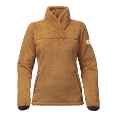 Women's Campshire Sherpa Fleece Pullover in Biscuit Tan by The North Face #$100-to-$200 #cf-size-l #cf-size-m Biscuit Tan, Pullovers Outfit, Fleece Jacket Womens, Sherpa Pullover, Pullover Fleece, Cozy Outfit, North Face Women, Sherpa Fleece, Shawl Collar