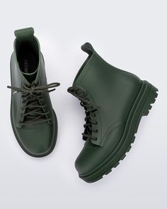 The extra versatile Mini Coturno boot goes with any look your little throws on. This striking boot has all the timeless style and comfort of the original—now made for minis. Trendy Green Boots For Outdoor, Green Outdoor Boots With Lug Sole, Green Waterproof High-top Boots, Everyday Ankle Boots For Winter, Winter Everyday Ankle Boots, Everyday Winter Ankle Boots, Casual Waterproof Lace-up Boots With Round Toe, Casual Combat Boots With Vibram Sole, High-top Green Combat Boots For Fall