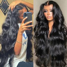 PRICES MAY VARY. 【Body Wave Lace Front Wigs Human Hair Material】: 100% Unprocessed Brazilian Human Hair Wig, 200% Density Glueless Wigs Human Hair Pre Plucked with Baby Hair, Natural Hairline Soft and Bouncy. 【Human Hair Lace Front Wigs Details】: Natural Hairline with Baby Hair, Chemical Free, No Smell, No Shedding, No Tangles, Soft and Natural, Healthy and Vibrant, Will Not Feel Any Discomfort, Our Lace Frontal Wigs Have Bleached Knots, The Knots Are Small and Looks More Natural. 【Wigs for Blac Body Wave Lace Front Wig, Wave Lace Front Wig, Body Wave Wig, Sleek Ponytail, Lace Closure Wig, Frontal Wig, Long Wigs, Brazilian Human Hair, Wig Accessories