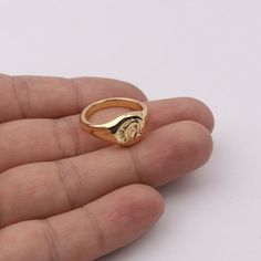 Unique gold filled initial old English signet rings. It's very difficult to make the engraving. It takes many time for craftsmen to make them dainty. Great affordable unique gifts for you and yours.- fixed size. Available for open back. US6.5 size.- inside ring diameter 17mm- tall 21.6mm- 1pc, available for different letters or popular letters. N Name, Initial N, Brass Hoop Earrings, Signet Rings, Brass Hoops, Old English, Boutique Shop, Raw Brass, 14kt Gold