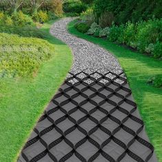 an image of a path in the grass