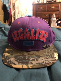 Official Legalize Snapback Hat Cap Purple Pink Camo Print Bill Streetwear. Pink Camo, Camo Print, Hat Cap, Snapback Hat, Snapback Hats, Camo, Baseball Hats, Street Wear, Hats