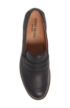 Slip into this comfortable loafer crafted from premium full-grain leather that gets softer with each wear. Leather upper/synthetic lining and sole Imported Women's Clothing Leather Loafers Women, Comfortable Loafers, Loafer Women, Josef Seibel, Dansko Professional Clog, Leather Loafers, Women Style, Full Grain Leather, Clogs