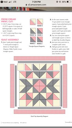 the pattern for this quilt is very easy to make