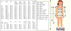 the height chart for a doll is shown