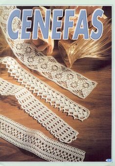 the book is about crochet and how to use it for crafts, including laces