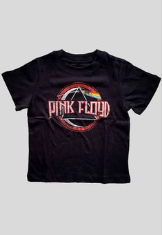 An official licensed Kids Tee (Toddler) featuring the Pink Floyd 'Vintage Dark Side of the Moon Seal' design motif. This high quality Tee (Toddler) is available in a black colourway. Soft-style cotton toddler's tee featuring short sleeves and crew neck collar. Available in a range of children's sizes, subject to availability. Pink Floyd Vintage, Pink Floyd Dark Side, Vintage Toddler, Dark Side Of The Moon, Seal Design, Basic Tee