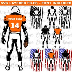 Drawing Football, Football Vector, Free Fonts For Cricut, Football Mom Svg, Art Football, Tassen Design, Custom Football, Football Svg, Sublimation Prints