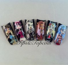 Opi Alpine Snow, Nails 2015, Witch Nails, Monster High Party, Monster High Characters