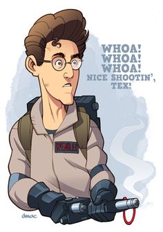 Egon Spengler by D-MAC on @DeviantArt Ghostbusters Animated, Egon Spengler, 80's Movies, Harold Ramis, Retro Comic Book