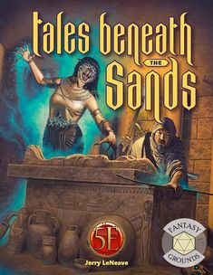 the book cover for tales beneath the sands