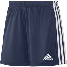 adidas Women's Squadra 21 Short | GN5779 Shorts Adidas Small Team Navy Blue / White Adidas Soccer Shorts, Womens Athletic Shorts, Custom Uniform, Puma Kids, Personalized Jersey, Soccer Shorts, Adidas Soccer, Mens Club, Adidas Kids