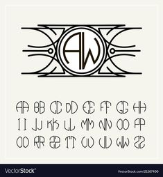 an art deco font and numbers set in the style of art deco stock photo image