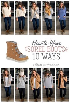 Sorel Out N About Boots Outfit, Sorel Boots Outfit Fall, Pants With Boots Outfit, Sorel Winter Boots Outfit, Sorel Womens Boots Outfits, Sorel Booties Outfit, Outfits With Sorel Boots, Sorel Out And About Boot Outfit, Sorrel Boots Outfit