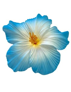 Large Hibiscus Flower Hair Clip White Blue Blue Flower Aesthetic, Blue Flowers Aesthetic, Hibiscus Aesthetic, Blue Tropical Flowers, Blue Hibiscus Flower, Colorful Calendar, Island Flowers, Aesthetic Macbook, Art For Walls