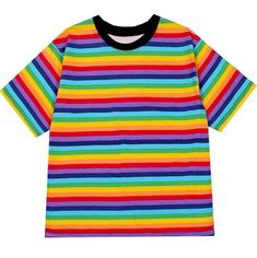 Rainbow Tee At Boogzel Apparel Cheap Graphic Tee For Pride, Cheap Relaxed Fit Tops With Rainbow Print, Pride Stuff, Summer Grunge, Artsy Outfit