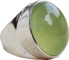 Green Oval Moonstone Ring, Green Oval Moonstone Gemstone Ring, Oval Green Moonstone Gemstone Ring, Green Oval Cabochon Ring With Large Stone, Green Rings With Large Oval Cabochon Stone, Large Oval Green Gemstones, Green Oval Prehnite Rings, Green Cabochon Moonstone Ring, Jewelry Silver Rings