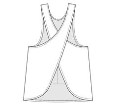 the front and back view of a tank top