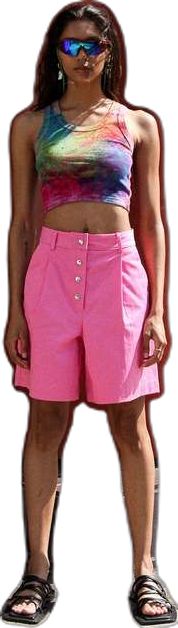 KkCo Forage Short - Pink Twill Chic Pink Cotton Shorts, Pink Cotton Shorts For Day Out, Pink Cotton Shorts With Pockets, Pink Summer Bottoms With Button Closure, Pink Cotton Bottoms With Button Closure, Pink Bermuda Cotton Shorts, Spring Cotton Shorts With Button Closure, Cotton Shorts With Button Closure For Day Out, Cotton Twill