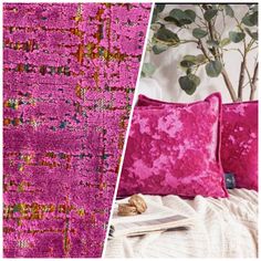 NEW Prince Archibald Novelty Upholstery Burnout Chenille Velvet Fabric in Fuchsia - Fancy Styles Fabric Pierre Frey Lee Jofa Brunschwig & Fils Magenta Decor, Dark And Moody Interiors, Vibrant Fabric, Fabric Styles, Whimsical Furniture, Moody Interiors, Vertical Pattern, Piano Room, Summer Stuff