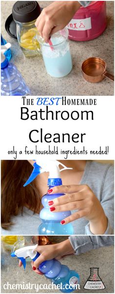 the best homemade bathroom cleaner and how to use it